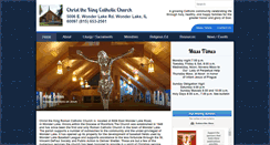 Desktop Screenshot of christthekingchurch.org